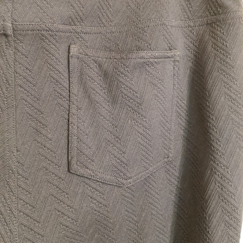 Doncaster Black Chevron Pattern Pants - image 1